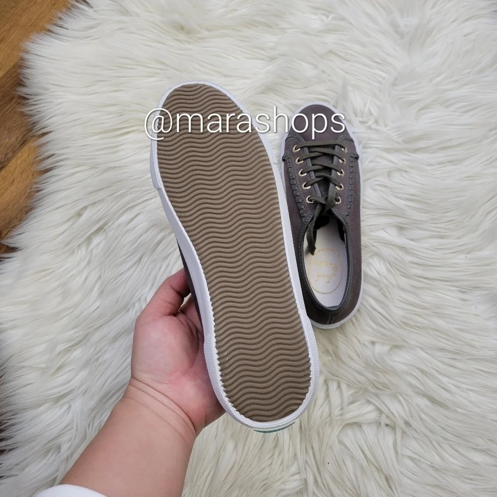 Jack Rogers Carter Grey Suede Sneakers